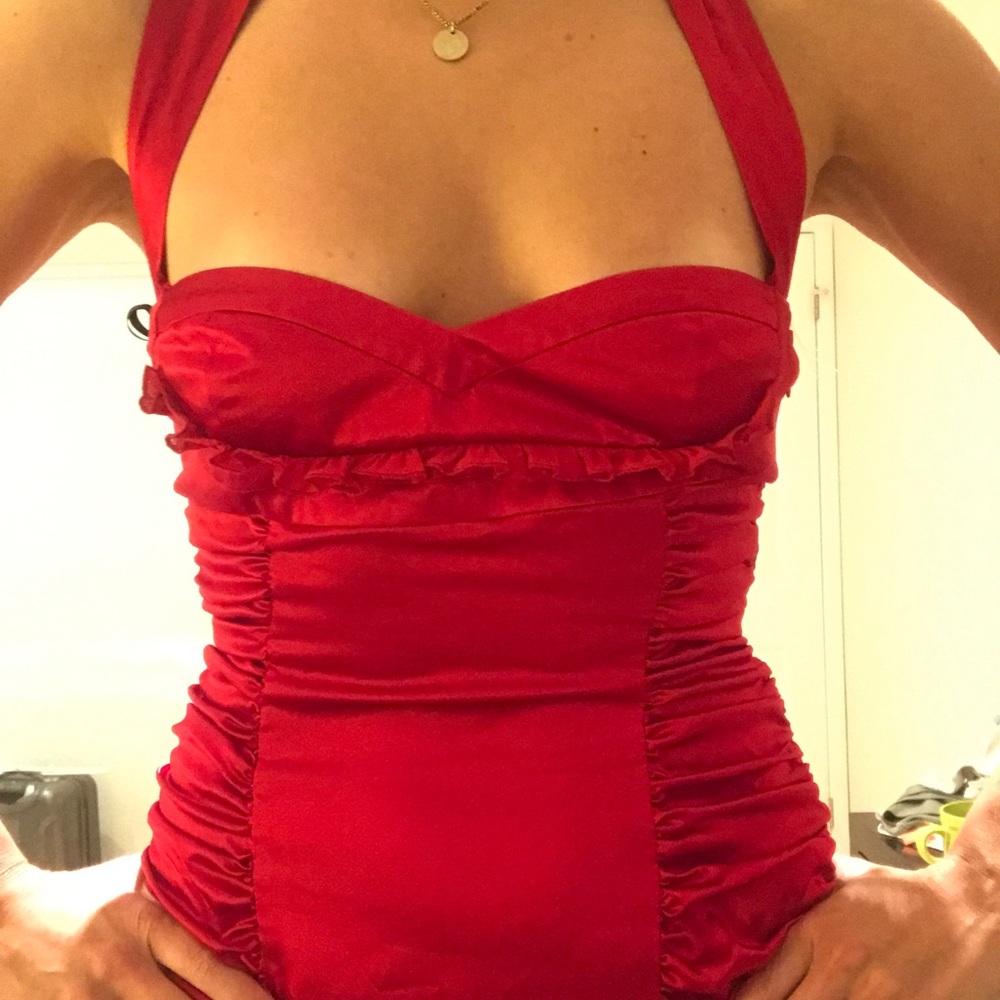 Betsey Johnson Satin Dress